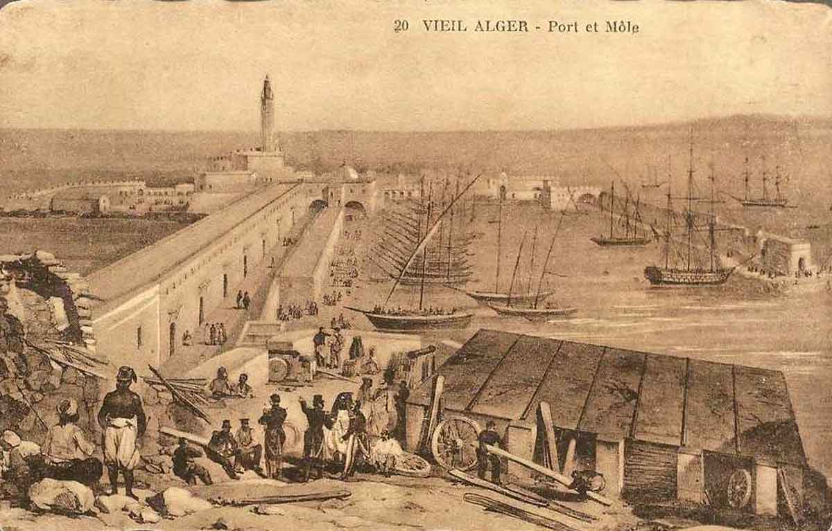 Alger port-gravure
