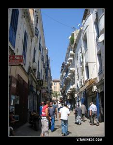 Ruelle de la ville de Bejaia  .