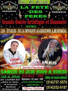 soirée artistique avec INES BENCHAA A MONTREAL