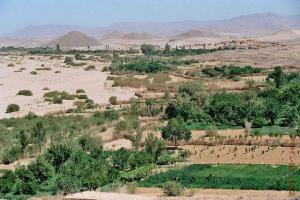 Vue sur la commune de Tazrouk, Tamanrasset