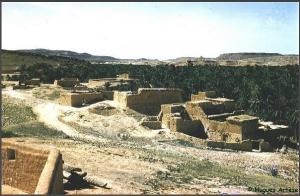 Le village Amentane, Menaa, Batna