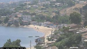 Vue sur la plage La Caroube, Annaba