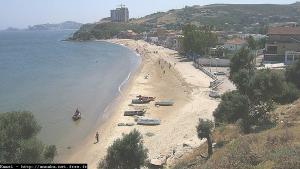 Vue d'ensemble sur la plage Toche, Annaba