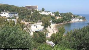 Vue sur la plage Velvédère, Annaba