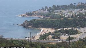 Vue sur la plage Ain Achir, Annaba