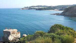 Paysage de la plage Ain Achir, Annaba
