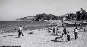 La plage Chapuis, 1950