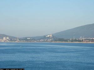 Basilique de St Augustin vue depuis la mer