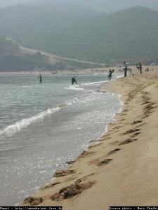 Sur la plage de Seraidi, Annaba