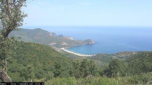 Vue d'ensemble sur la plage de Seraidi, Annaba