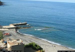 Vue sur la plage de Ain Barbar, Annaba