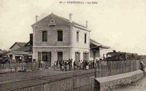 Gare cherchell arrivee