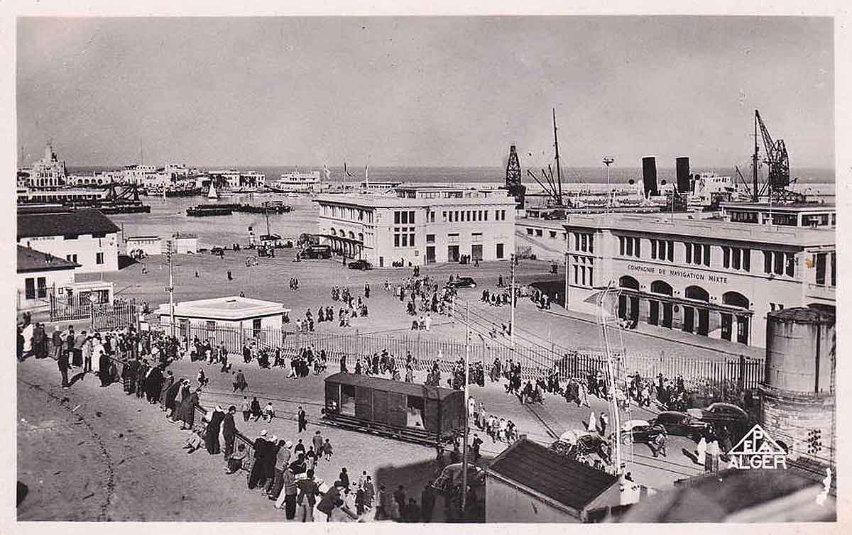 Alger gare maritime 1950