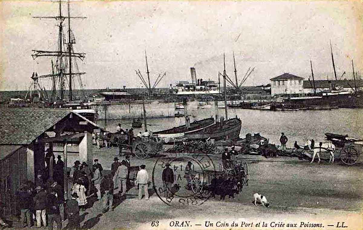 Oran port poisson
