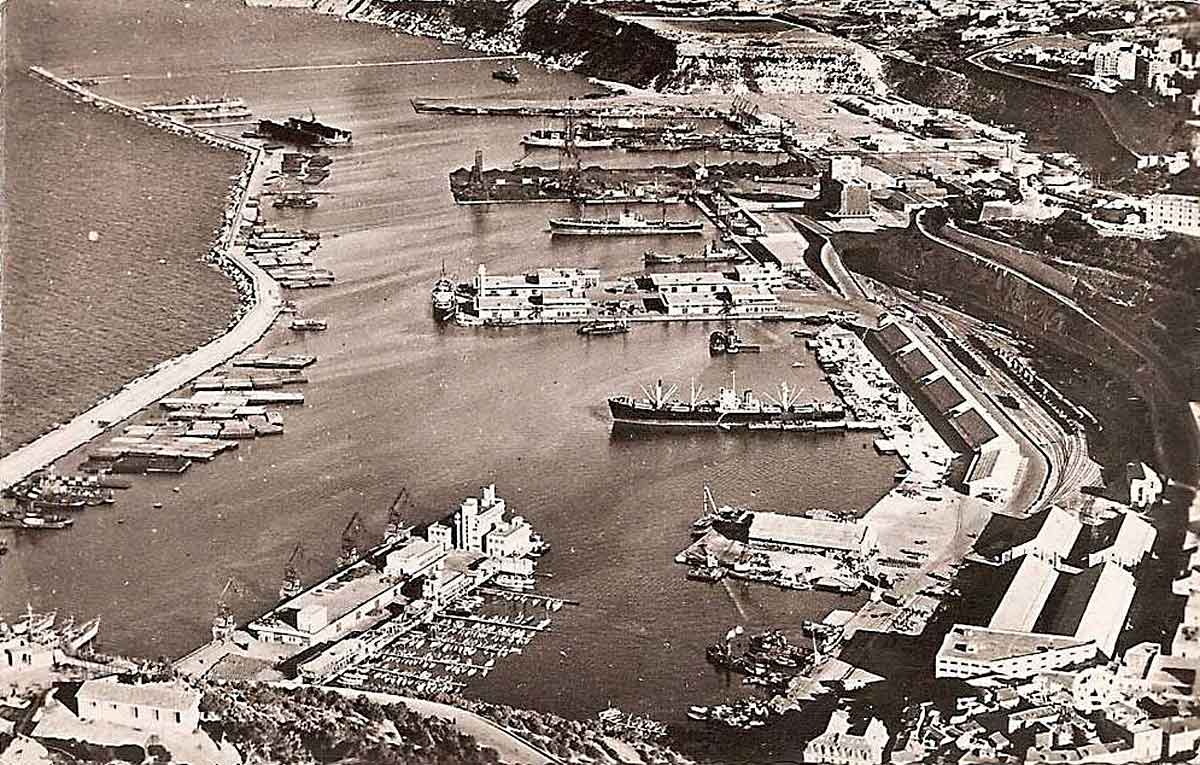 Oran port 1953