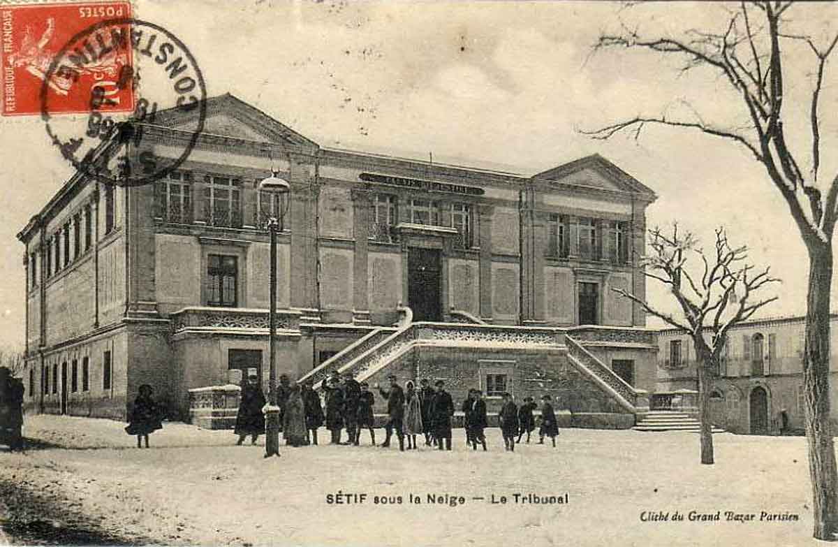 Setif tribunal neige
