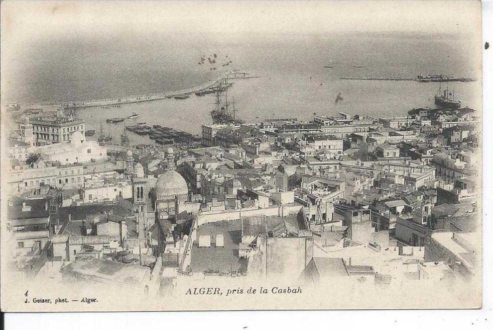 ALGERIE - ALGER - pris de la Casbah