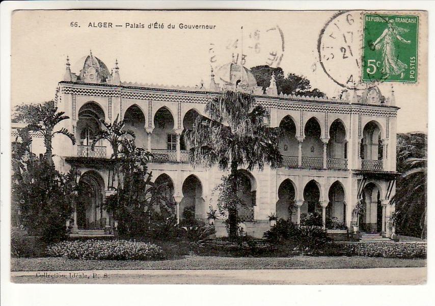 Alger - palais d'été du gouverneur
