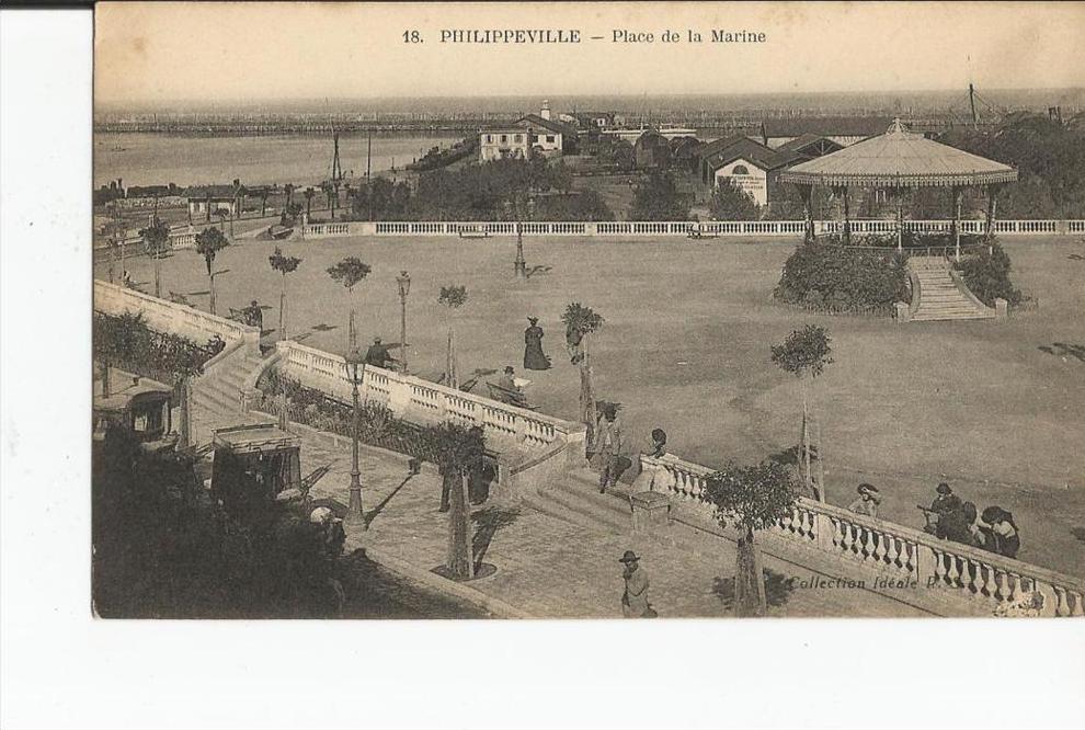 18  -  PHILIPPEVILLE  -  place de la  marine
