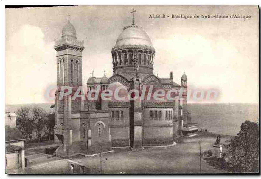 CPA Alger Basilique De Notre Dame D'Afrique