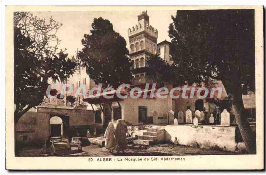 CPA Alger La Mosquee De Sidi Abdarhaman