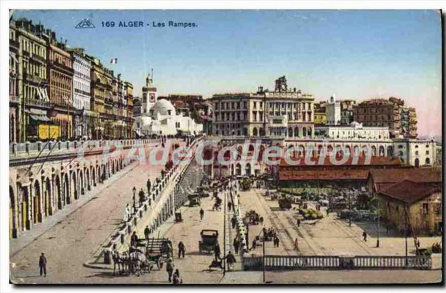 CPA Alger Les Rampes