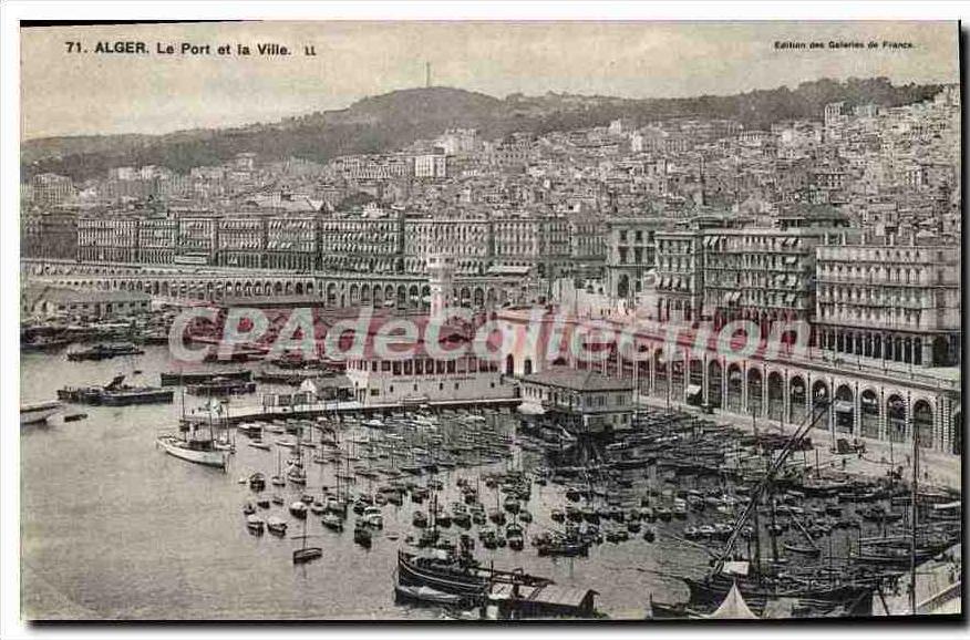 CPA Alger Le Port Et la Ville