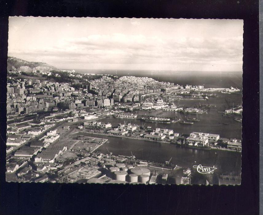 CP (Alg.) Alger - Vue aérienne sur le Port