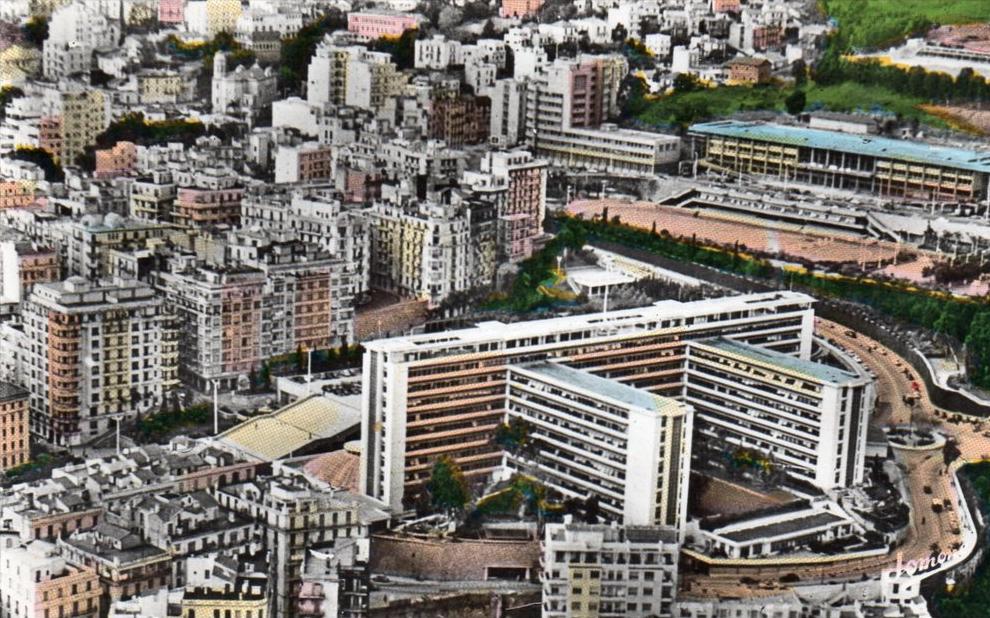 algerie, alger, vue generale, le stade leclerc, n° 11.022