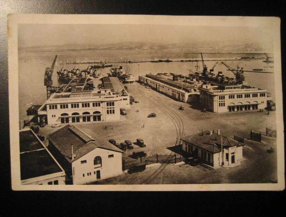 Alger Algiers les gares maritimes ALGERIE Algeria Argelia post card
