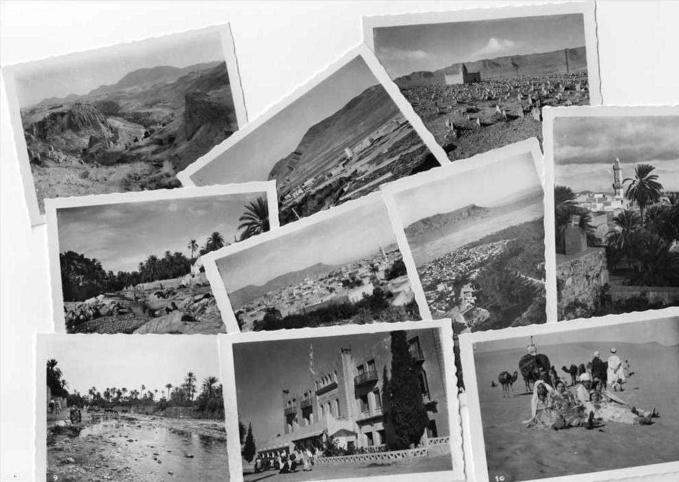 10 photos véritables de BOU SAADA,  voir scan  (20.11)