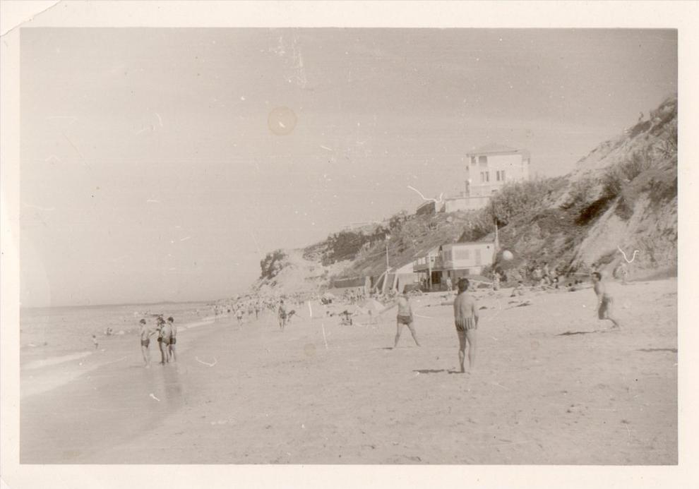 Trés rare Lot 2 photos anciennes Algérie Aïn Taya la plage le Tamaris années 50