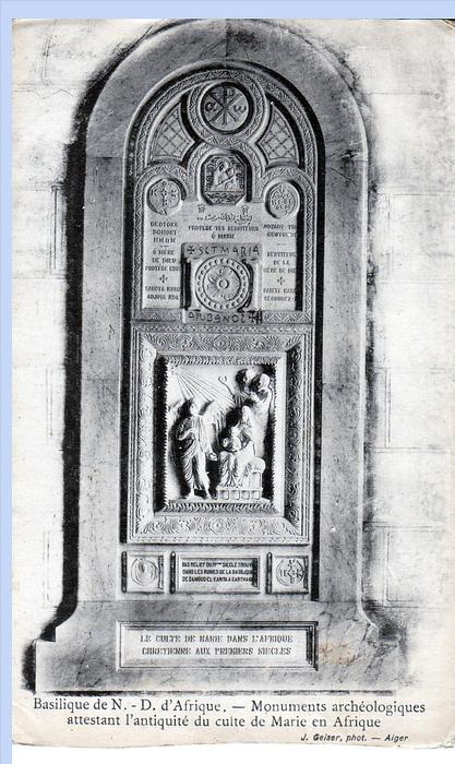 Alger (Algérie) Basilique Notre-Dame d'Afrique, monument archéologique.