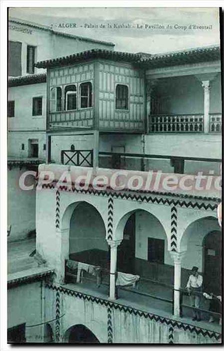 CPA Alger Palais De La Kasbah Le Pavillon Du Coup d'éventail