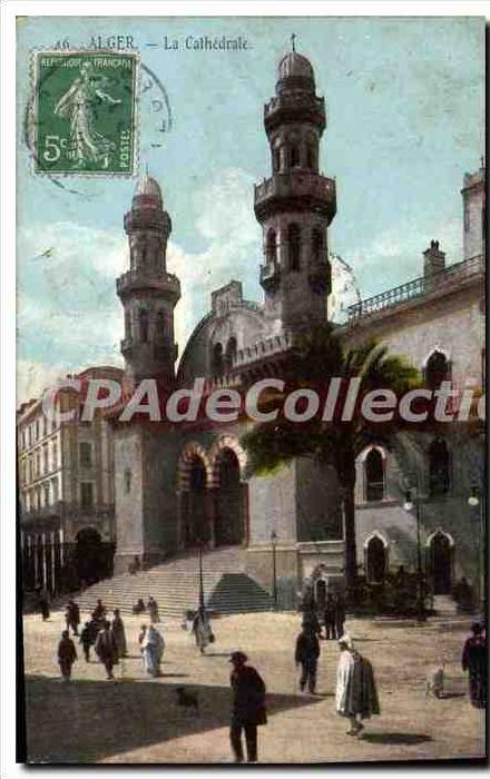 CPA ALGER la cathédrale