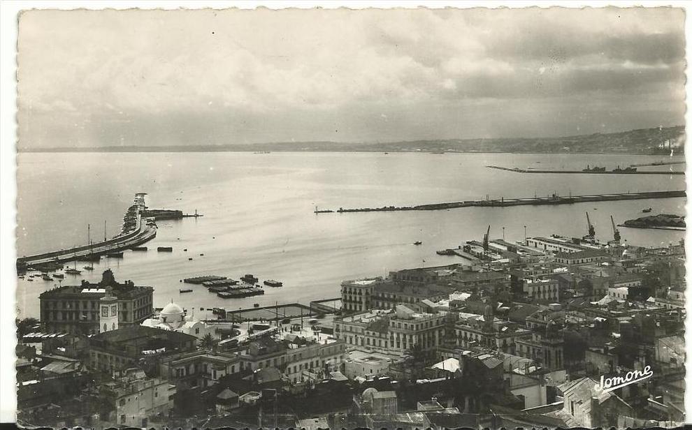 R  algérie   ALGER  vue   prise de  la  casbah