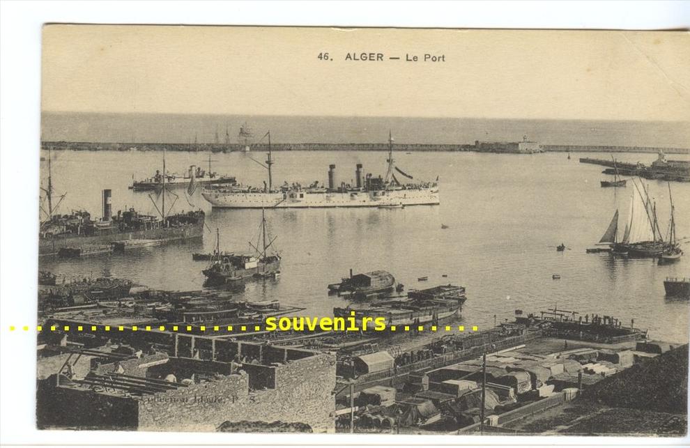 CPA  ALGERIE  ALGER le Port