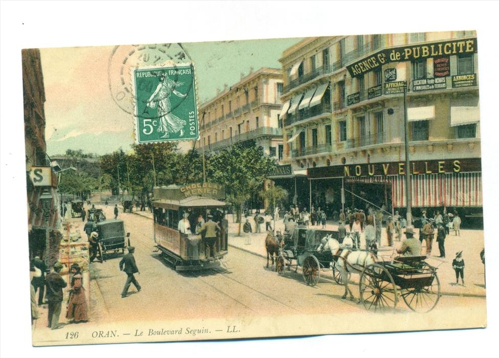 Algérie, Oran, le boulevard Seguin.