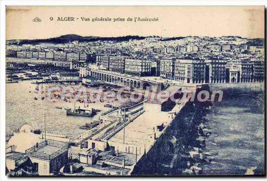 CPA Alger Vue Generale Prise De I'Amiraute