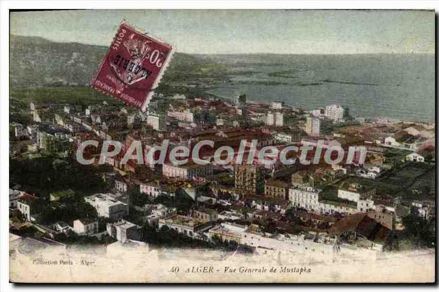 CPA Alger Vue Generale De Mustapha
