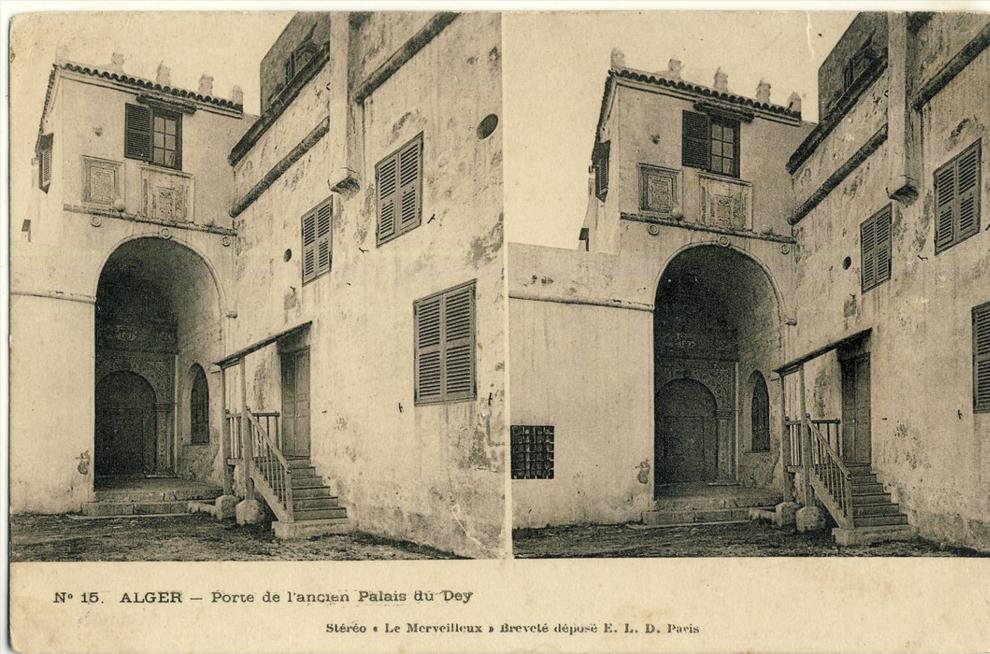 CP, Alger, Porte de l'ncien Palais du Dey, Dos simle, Vierge