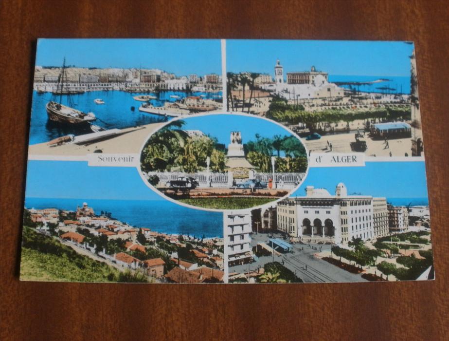 MULTIVUES CPA SOUVENIR D ALGER