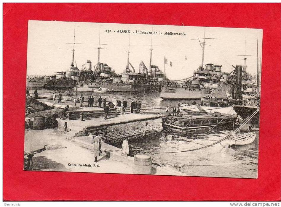 ALGER          l´escadre de la méditerrannée