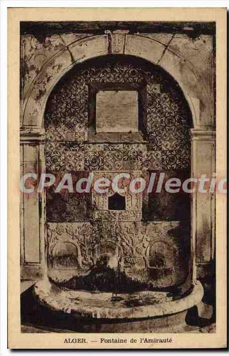 CPA Alger Fontaine De I'Amiraute