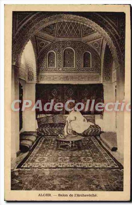 CPA Alger Salon De I'Archeveche