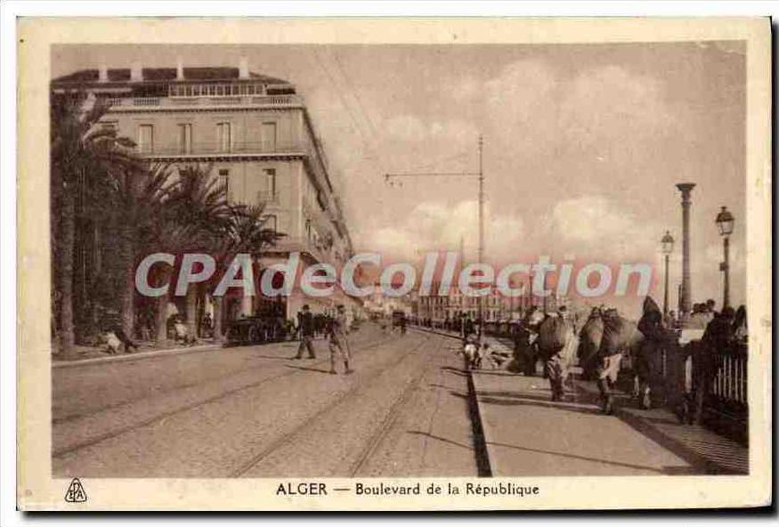 CPA Alger Boulevard De la Republique