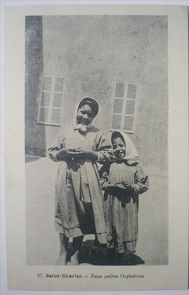 C. Postale  ALGERIE - ALGER - SAINT-CHARLES BIRMANDREIS - Deux petites orphelines