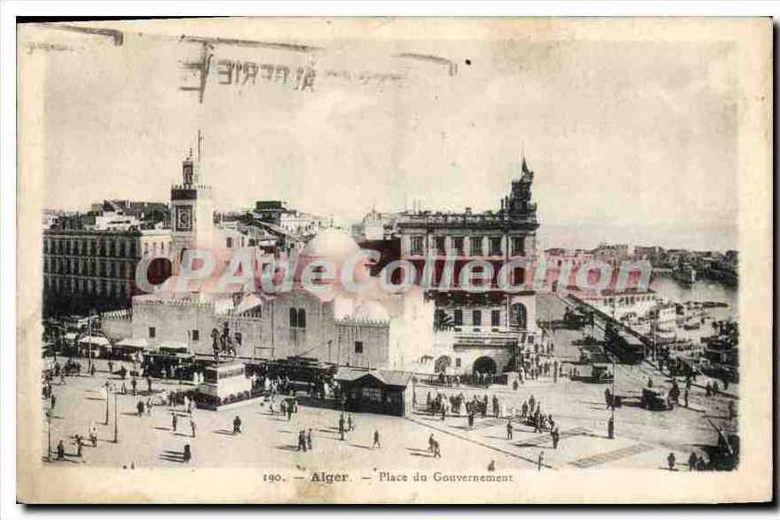 CPA Alger Place Du Gouvernement