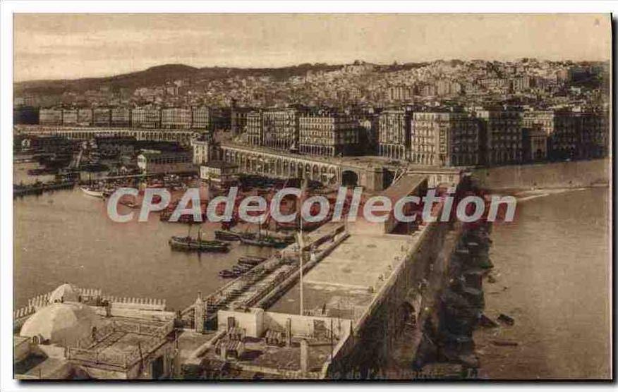 CPA Alger vue prise De I'Amiraute