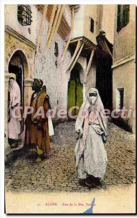 CPA Alger Rue De la Mer Rouge